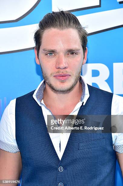 Actor Dominic Sherwood attends The World Premiere of Disney-Pixars FINDING DORY on Wednesday, June 8, 2016 in Hollywood, California.