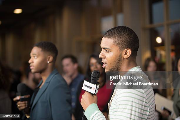 Actor CJ Wallace attends the 2016 Los Angeles Film Festival premiere of "Kicks" at the Arclight Cinemas Culver City on June 08, 2016 in Culver City,...