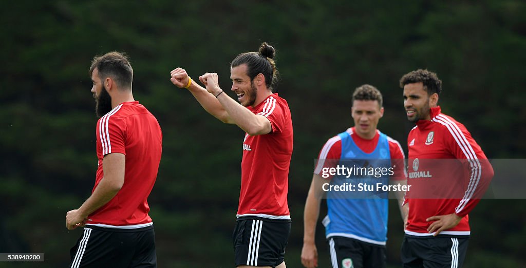 Wales Training Session and Press Conference