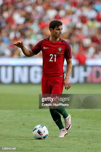 Portugals defender Cedric in action during international friendly match between Portugal and Estonia in preparation for the Euro 2016 at Estadio da...