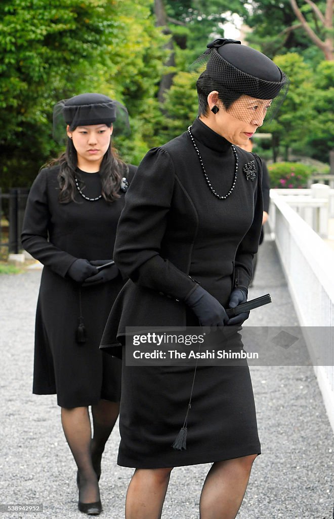 2nd Anniversary Memorial Ceremony Held For Prince Katsura
