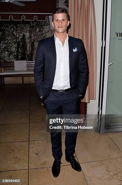 Charlie Carver attends GLSEN Pride Celebration in Los Angeles at Sunset Tower Hotel on June 8, 2016 in West Hollywood, California.