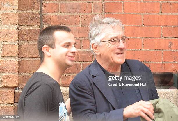 Actor Robert De Niro is seen in Soho on June 8, 2016 in New York City.