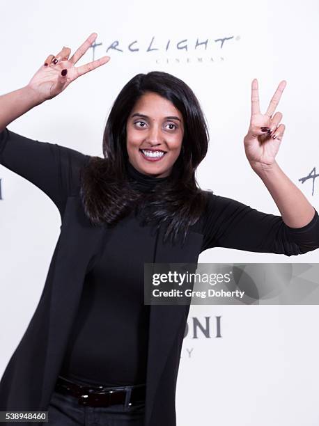 Director Meera Menon attends the 2016 Los Angeles Film Festival - "Equity" Premiere at Arclight Cinemas Culver City on June 8, 2016 in Culver City,...