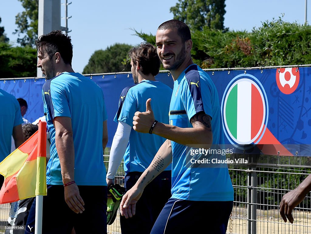 Italy Training Session & Press Conference