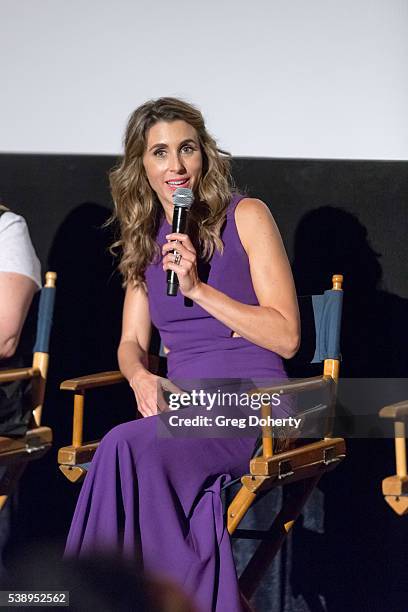 Producer and Actress Sarah Megan Thomas discusses the film following the 2016 Los Angeles Film Festival - "Equity" Premiere at Arclight Cinemas...
