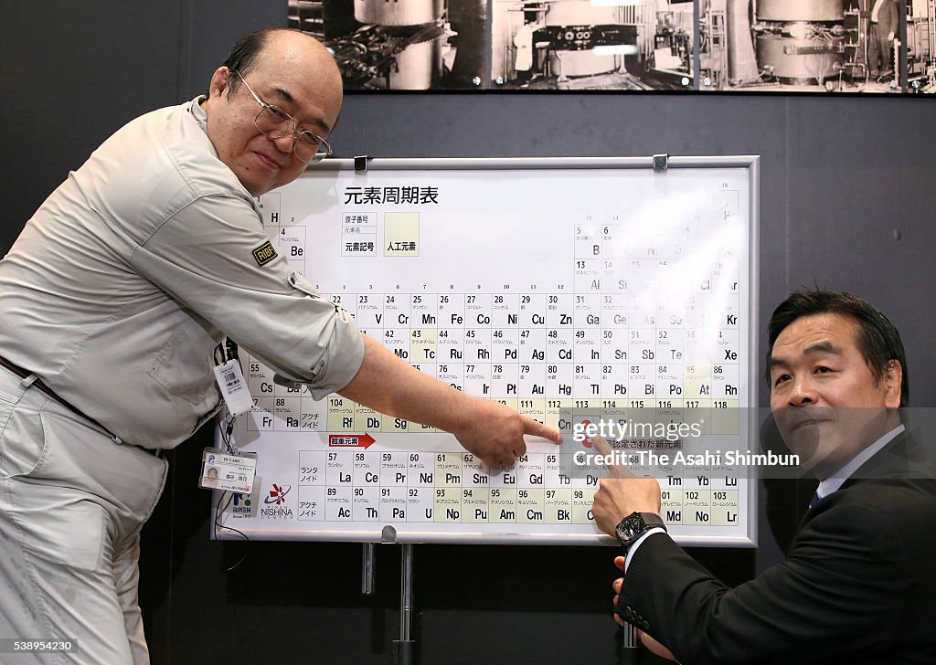Element 113 To Be Named 'Nihonium'