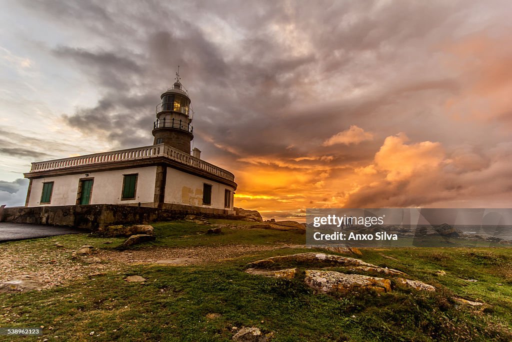 Lighthouse sunset