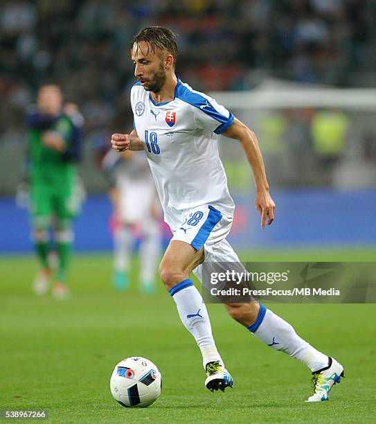 Trnava, Slowacja Pilka Nozna Reprezentacja Mecz towarzyski Slowacja - Irlandia Polnocna N/z Dusan Svento Foto Rafal Rusek / PressFocus Trnava,...