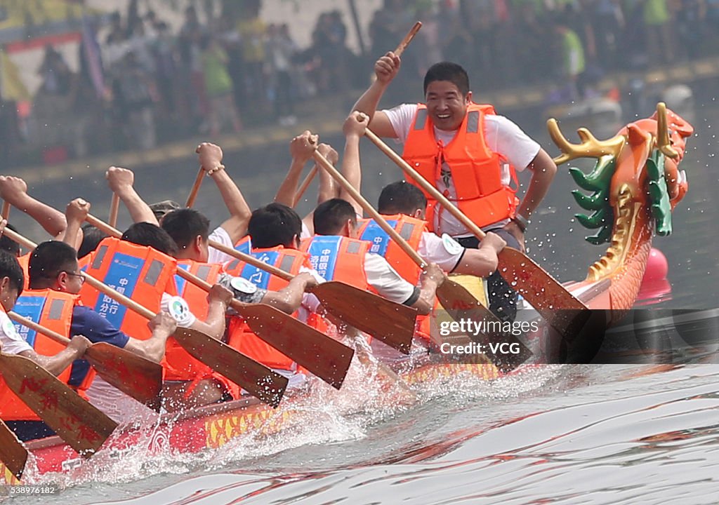 Chinese Celebrate Dragon Boat Festival