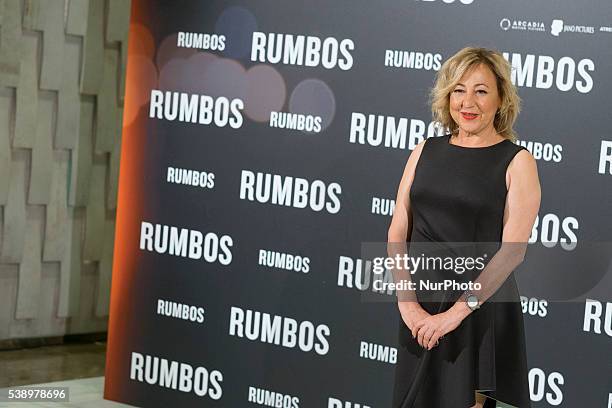 Carmen Machi attends 'Rumbos' photocall at NH Collection Eurobuilding Hotel on June 9, 2016 in Madrid, Spain.