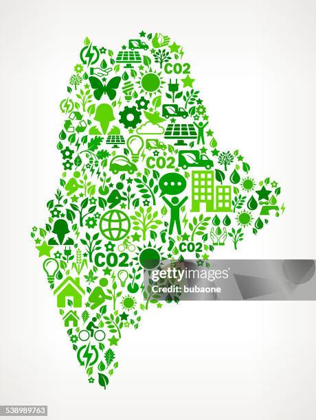 maine state environmental conservation and nature interface icon pattern - leaf border stock illustrations