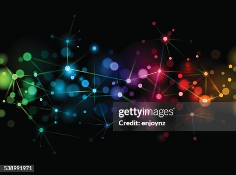 Bright Network Background High-Res Vector Graphic - Getty Images