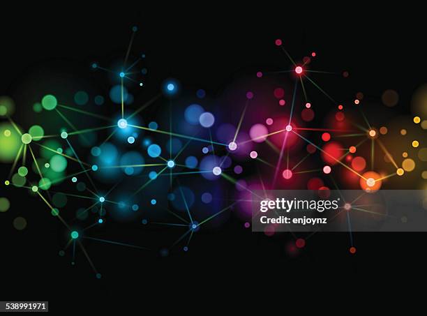 bright network background - network diagram stock illustrations