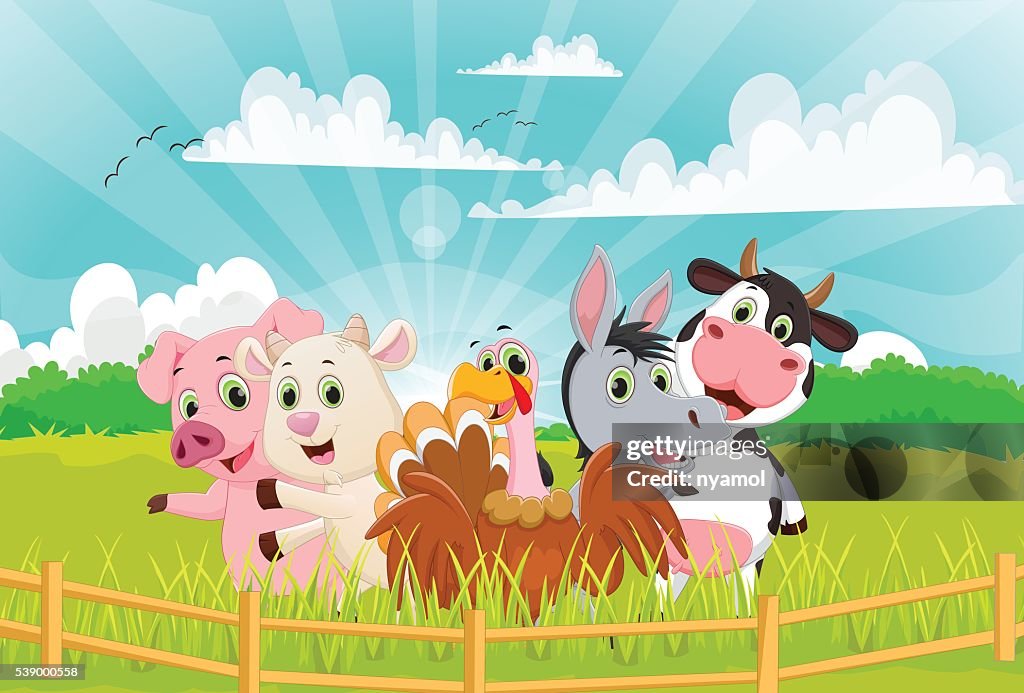 Animales De Granja Dibujos Animados Con Fondo Ilustración de stock - Getty Images Animales De Granja Dibujos Animados Con Fondo Ilustración de stock - Getty Images