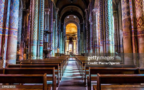 notre dame de poitiers - poitiers photos et images de collection