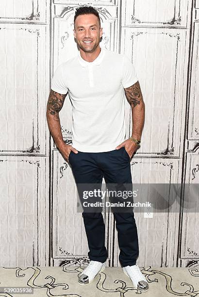 Calum Best attends AOL Build to discuss 'Famously Single' at AOL Studios on June 9, 2016 in New York City.