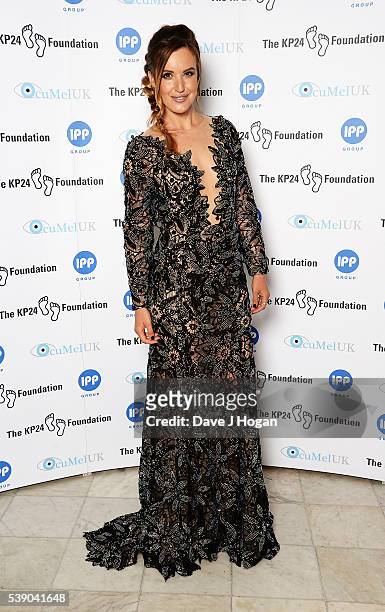 Charlie Webster attends The KP24 Foundation Charity Gala Dinner at The Waldorf Hilton Hotel on June 9, 2016 in London, England.