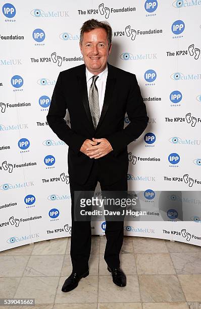 Piers Morgan attends The KP24 Foundation Charity Gala Dinner at The Waldorf Hilton Hotel on June 9, 2016 in London, England.