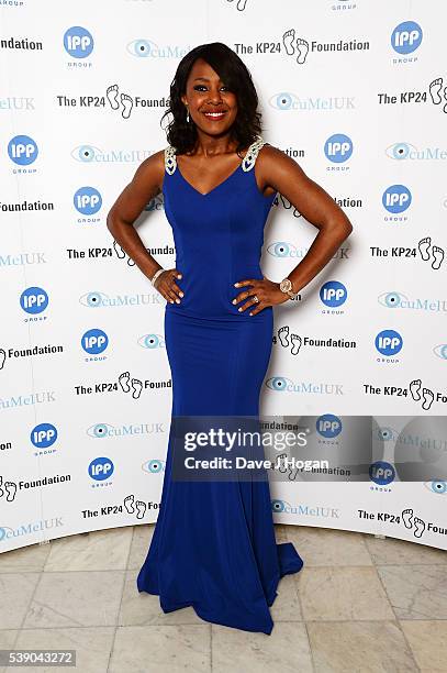 Kelli Young attends The KP24 Foundation Charity Gala Dinner at The Waldorf Hilton Hotel on June 9, 2016 in London, England.