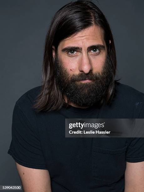 Actor and director Jason Schwartzman is photographed for Glamour.com on April 16, 2016 in New York City.