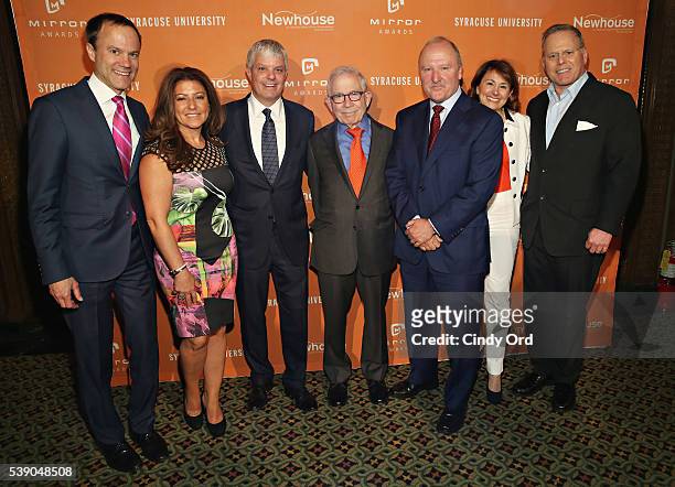 President of CBS News, David Rhodes, Chairman and CEO of Turner Broadcasting System, Inc., David Levy, President of Advance Publications Donald...