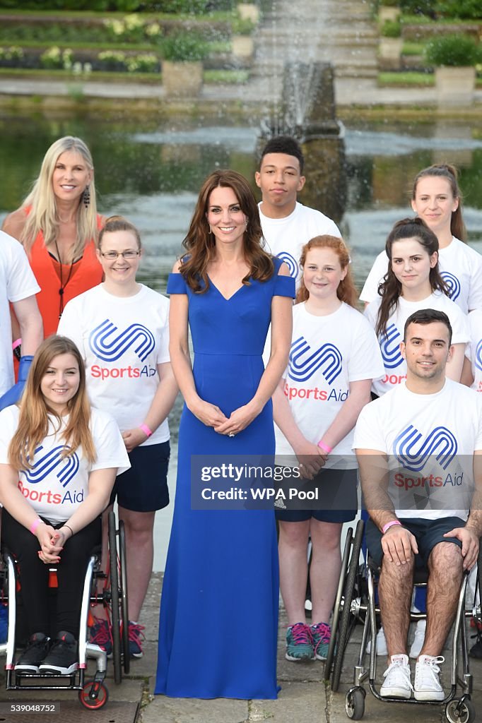 The Duchess Of Cambridge Attends The 40th Anniversary Of SportsAid