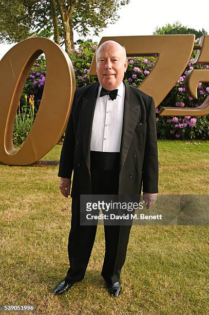 Lord Julian Fellowes attends the Duke of Edinburgh Award 60th Anniversary Diamonds are Forever Gala at Stoke Park on June 9, 2016 in Guildford,...
