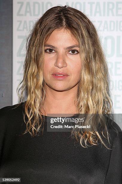 Actress Isabelle Funaro attends the 'Zadig & Voltaire' new perfume launch on June 9, 2016 in Paris, France.