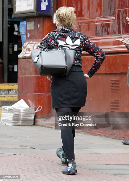 Eastenders actress Lorna Fitzgerald sighting on June 08, 2016 in London, United Kingdom.