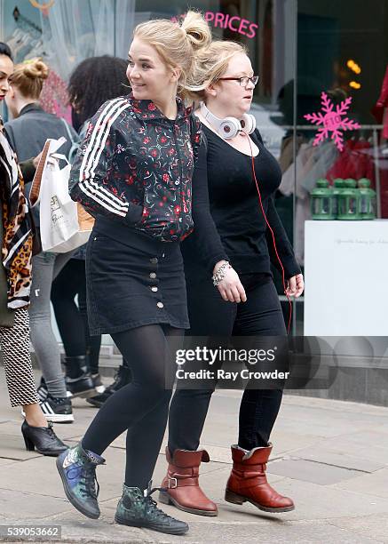 Eastenders actress Lorna Fitzgerald sighting on June 08, 2016 in London, United Kingdom.