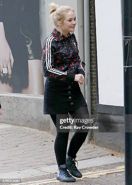 Eastenders actress Lorna Fitzgerald sighting on June 08, 2016 in London, United Kingdom.