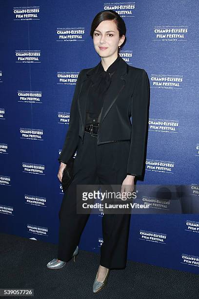 Actress Julia Faure attends 'Tout de suite Maintenant' Premiere during the 5th Champs Elysees Film Festival at Gaumont Champs Elysees Ambassade on...