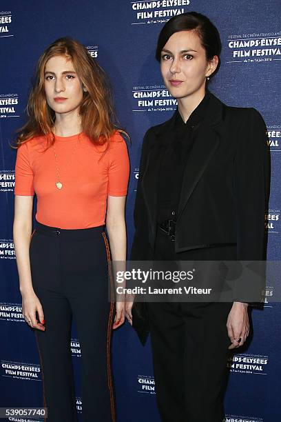 Actress Agathe Bonitzer and Julia Faure attend 'Tout de suite Maintenant' Premiere during the 5th Champs Elysees Film Festival at Gaumont Champs...