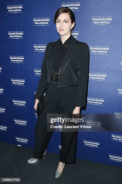 Actress Julia Faure attends 'Tout de suite Maintenant' Premiere during the 5th Champs Elysees Film Festival at Gaumont Champs Elysees Ambassade on...