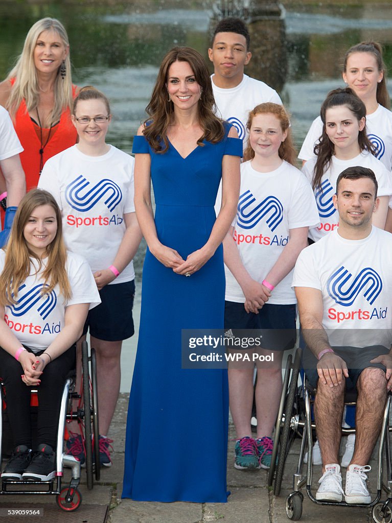 The Duchess Of Cambridge Attends The 40th Anniversary Of SportsAid