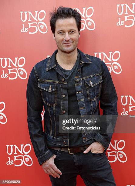 Fernando Andina attends 'Uno de 50' 20th anniversary party at Palacio de Saldana on June 9, 2016 in Madrid, Spain.