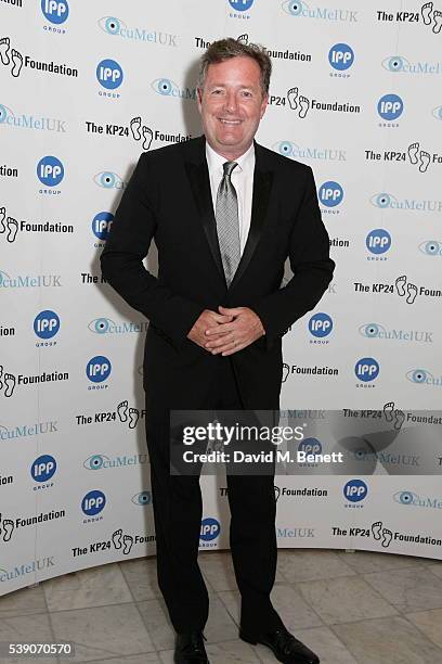 Piers Morgan attends the KP24 Foundation Charity Gala Dinner at The Waldorf Hilton Hotel on June 9, 2016 in London, England.