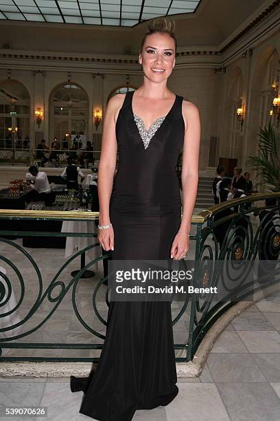Jessica Taylor attends the KP24 Foundation Charity Gala Dinner at The Waldorf Hilton Hotel on June 9, 2016 in London, England.