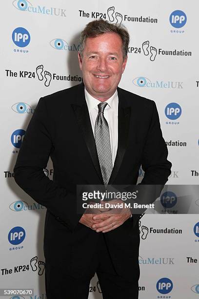 Piers Morgan attends the KP24 Foundation Charity Gala Dinner at The Waldorf Hilton Hotel on June 9, 2016 in London, England.