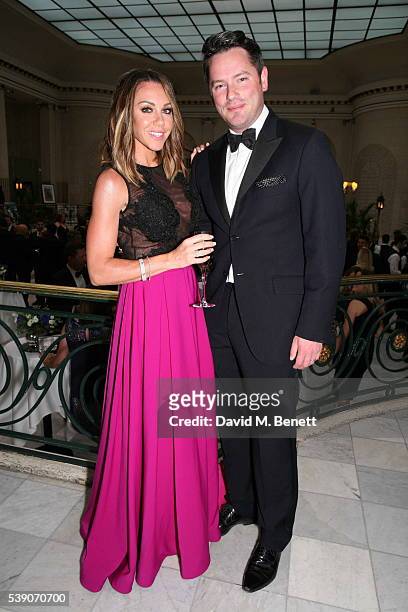 Michelle Heaton and Tony Lundon attend the KP24 Foundation Charity Gala Dinner at The Waldorf Hilton Hotel on June 9, 2016 in London, England.