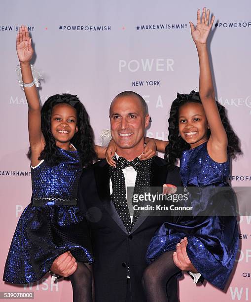 Gala Host Nigel Barker poses for photographers during the 2016 Make-A-Wish Metro New York Gala at Cipriani Wall Streeton June 9, 2016 in New York...