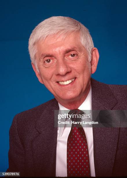 Producer Aaron Spelling poses for a portrait in 1993 in Los Angeles, California.