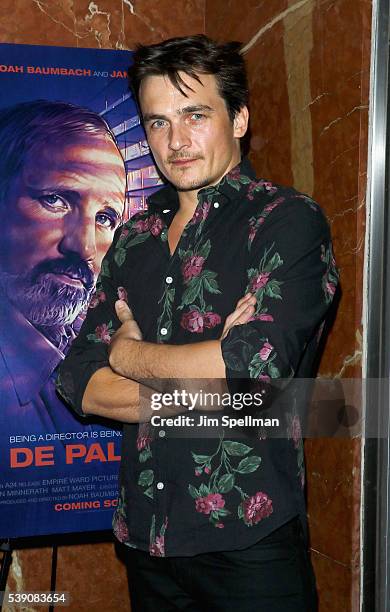 Actor Rupert Friend attends the "De Palma" New York screening at DGA Theater on June 9, 2016 in New York City.