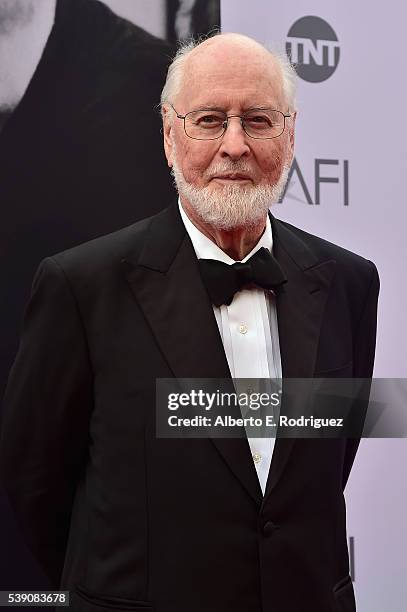 Honoree John Williams arrives at American Film Institute's 44th Life Achievement Award Gala Tribute to John Williams at Dolby Theatre on June 9, 2016...