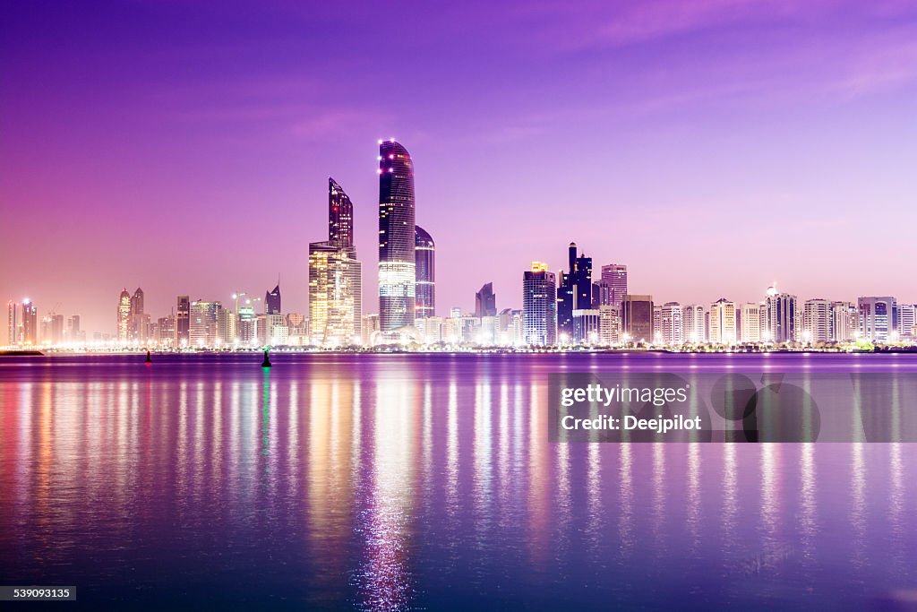 Skyline von Abu Dhabi, Vereinigte Arabische Emirate