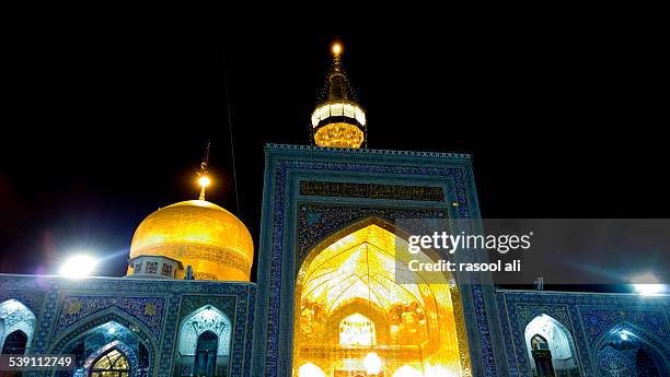 the shrine of imam ali alrida - arbaeen stock pictures, royalty-free photos & images