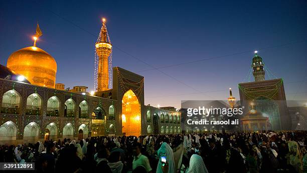 the shrine of imam ali alrida - arbaeen stock pictures, royalty-free photos & images