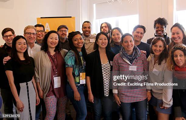 Back Row Joshua Tate, Mark Levinson, Yen Tan, Kelly Williams, Reinaldo Green, Jennifer Suhr, Jonathan Duffy, Avris Speaks, Tina Brown Front Row...