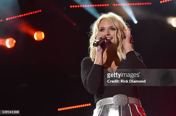 Singer-songwriter Miranda Lambert performs onstage during 2016 CMA Festival - Day 1 at Nissan Stadium on June 9, 2016 in Nashville, Tennessee.